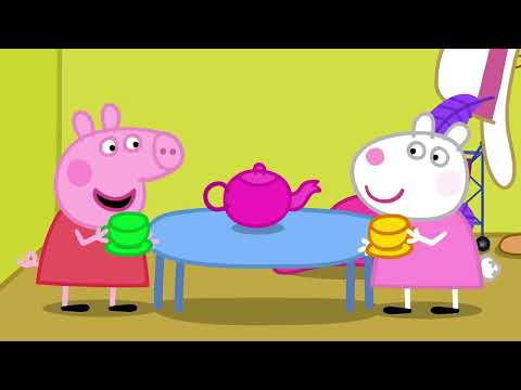 Tea with Suzy Sheep!!! Kids Videos Peppa Pig Tales Full Episodes