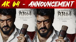 Ak 64 - First Look Update | Ajith Kumar | Adhik Ravicahndran | Gv Prakash | Anirudh