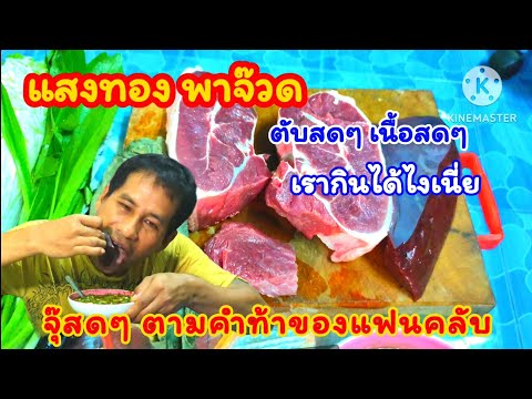 #kiss fresh liver with Saengthong Pajuad