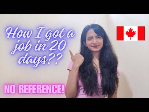 How to get a part-time jobs in Canada?|| I got a job in 20 days without reference