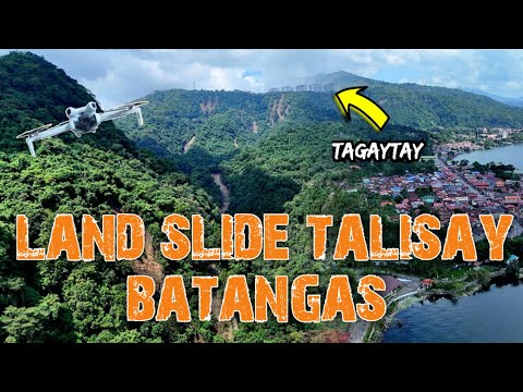BAKAS PARIN ANG PAGGUHO NG LUPA SA BUNDOK NG BRGY,SANPALOC TALISAY BATANGAS.