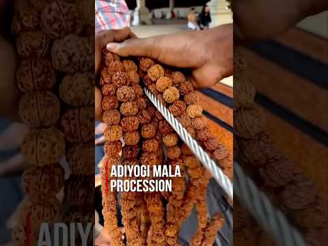 Adiyogi Mala Procession before #mahashivratri