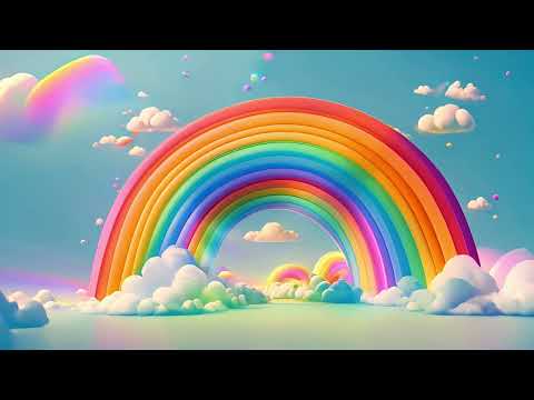 Rainbow Art 🌈 Relaxing Classical Music 🌈 4K MUST WATCH (Beautiful Animation) Wallpaper