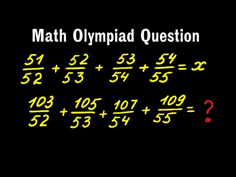 Math Olympiad Question | Interesting Fraction Problem Solution