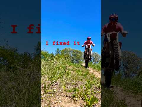 I fixed my dirt bike #dirtbiking #dirtbike