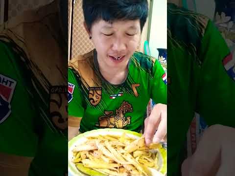 #ยำหมากม่วง #mukbang