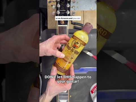 Don’t let this happen to your guitar #lespaul #lespaulguitar #electricguitar #guitar #luthier