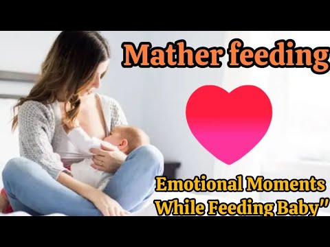 Mother's Love: Feeding Her Little One 💕👶
