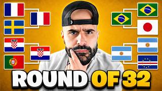 My World Cup 2026 Round of 32 Predictions...