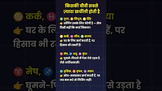 Whose wife is spendthrift? #astrology #zodiac #fyp #radheradhe #jyotish #rashifal