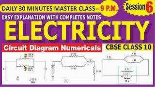 electricity class 10 numericals | SESSION 6 | numericals of electricity class 10 | #cbseclass10
