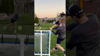 This ball was sent🤯! #shorts #sports #baseball #blitzball #homerun #fyp #viral #mlb