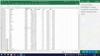Creating a PivotChart