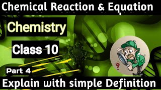 Chemical Reactions and Equations class 10 Part 4 | Animation | Class 10 Science Chapter 1 CBSE