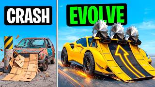 Every Time I Crash, My Ramp Car EVOLVES in GTA!