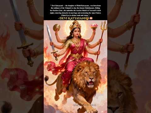 कात्यायनि महामाये महायोगिन्यधीश्वरि ।नन्दगोपसुतं देवि पतिं मे कुरु ते नमः ॥ #sanatandharma