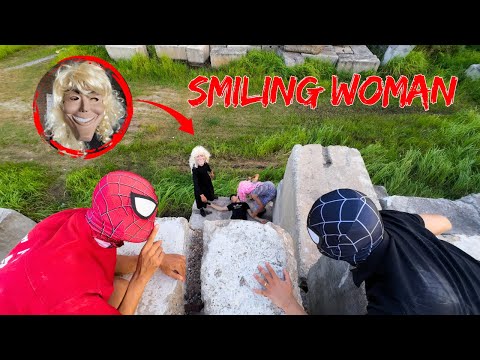 Smiling Woman Chases Team Spider Man Part 3 | Horror Parkour POV