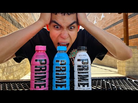 Trying The PRIME Hydration Drink 😱👱🏻‍♂️🌊🍻