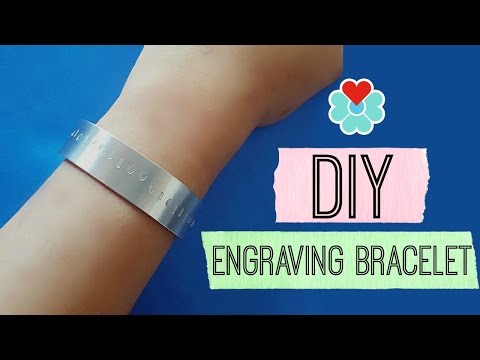 〖Jewelbits〗DIY Nerdy Engraving Bracelet | Gift Idea