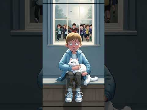Snowy and Peter - The Silent Guardian #catvideos #cat #catlover #catshorts