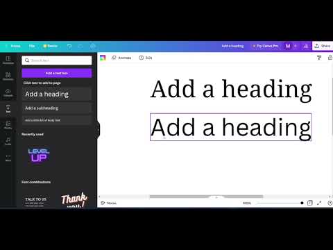 How to use fonts and colors in Canva!