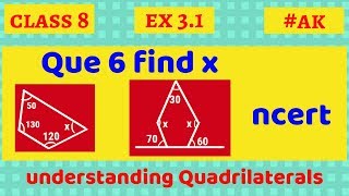 #5 Ex 3.1 class 8 Q6 understanding quadrilaterals By Akstudy 1024