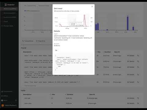 Database query analysis with Inspector.dev