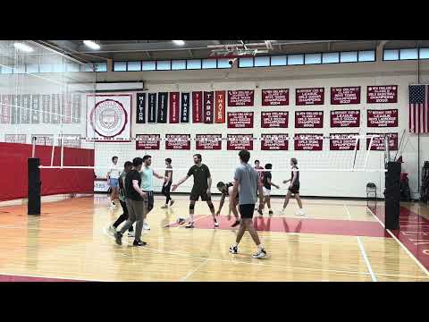 Volleyball Scrimmage against UMASS Amherst