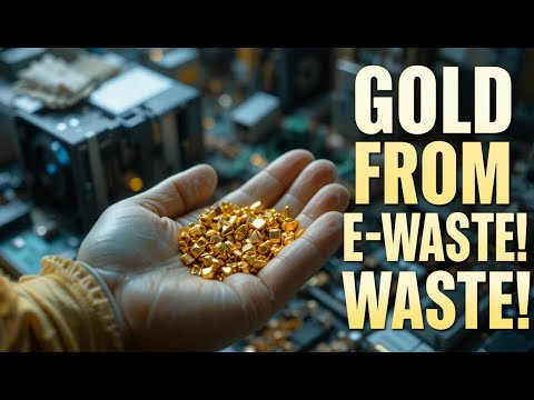 Amazing Method Of Gold Recovery | Easy  to Recover Gold From E Waste