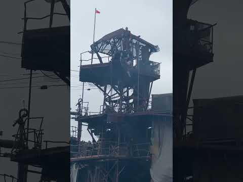 Water World show 1 #worldwaterpark  in Universal Studio Hollywood #universalstudios #hollywood