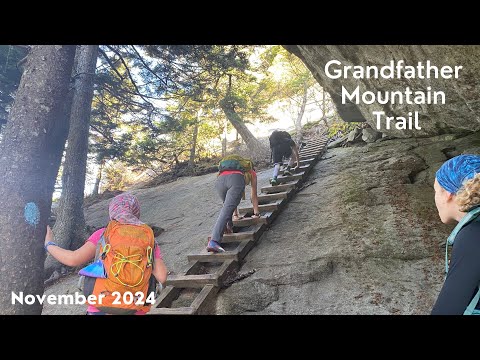 Cables and Ladders Galore! Grandfather Mountain Bday Hike