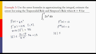 4.6 Numerical Integration: Error Analysis