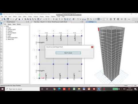 Wind Load Analysis and Design of Multi-Storey RCC Building in Etabs -  Part9
