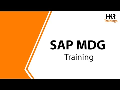 SAP MDG Training | What is SAP MDG | Overview of SAP MDG | SAP MDG Beginners Guide | HKR Trainings