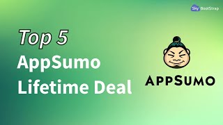 Top 5 AppSumo Lifetime Deals  SaaS Deals   Lifetime Software deals   AppSumo Deals    9