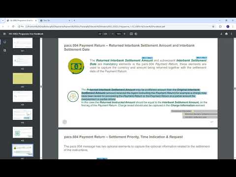 PACS004  Element || CBPR+  || IS20022 || Settlement Priority   ⁨@BankingPayments⁩