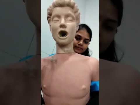 pratcing Heimlich maneuver for emergency condition #Anesthesiatechnology student