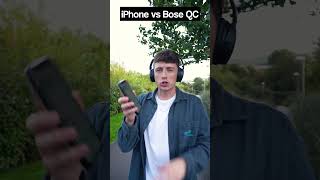Bose QuietComfort Microphone Test 🎧 #bose #headphones
