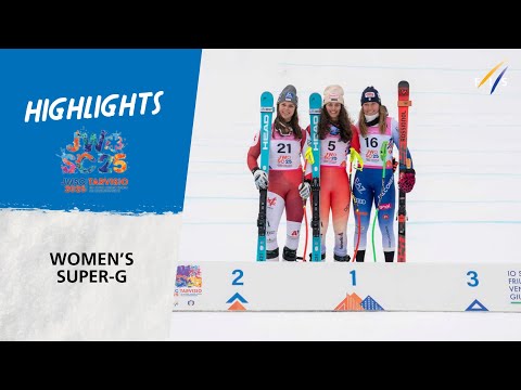 JWSC Tarvisio 2025 - Women's Super-G Highlights | FIS Alpine