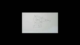 Property of Circle (When two chords intersect at an external point)