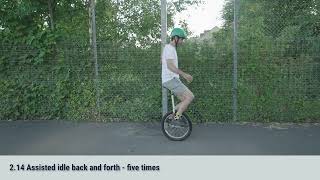 Unicycling UK Basic Skill Levels - Level 2