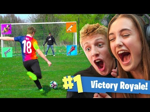 WORLD CUP FORTNITE FOOTBALL vs MY SISTER