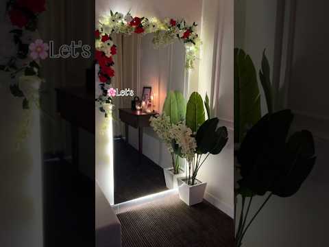 Let's do corner makeover 🌸 #minivlog #daliyshort #makeover #mirror #homedecor #asthetic #roomtour