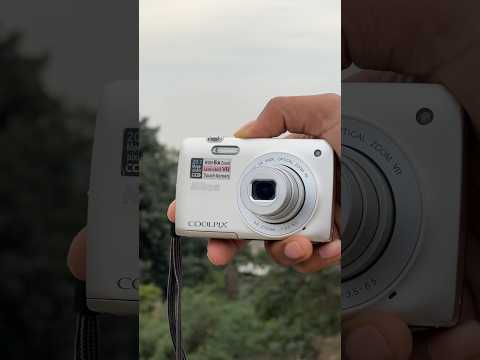 10 years old camera.Nikon 6x zoom lens camera with touch screen🔥📷#camera #youtubeshorts #nikon