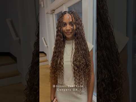 BOHO KNOTLESS BRAIDS ON THICK HAIR