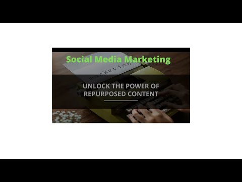 Unlock the power of Repurposed Content Social Media Marketing