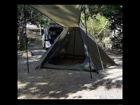 Solo Camp in Osaka Japan│ Driving Through Mountains to Set Up My Tent Alone