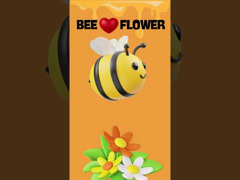 bee loves flowers. #bee #bumblebee #flowers #shorts