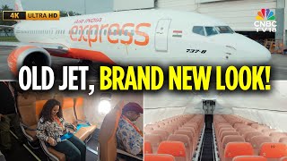 First Look Of Air India Express' Retrofitted Aircraft |  N18V | CNBC TV18