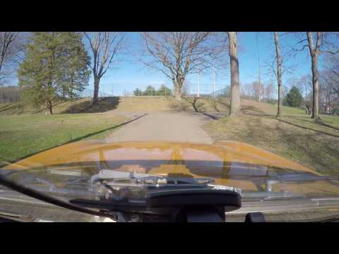 MG drive around the park